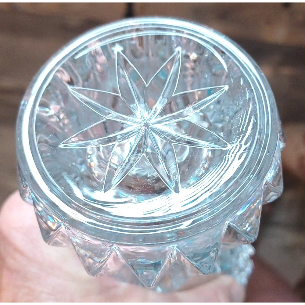 VTG JG Durand Lead Crystal Clear Glass Vase 6 1/2x 4 Vincennes